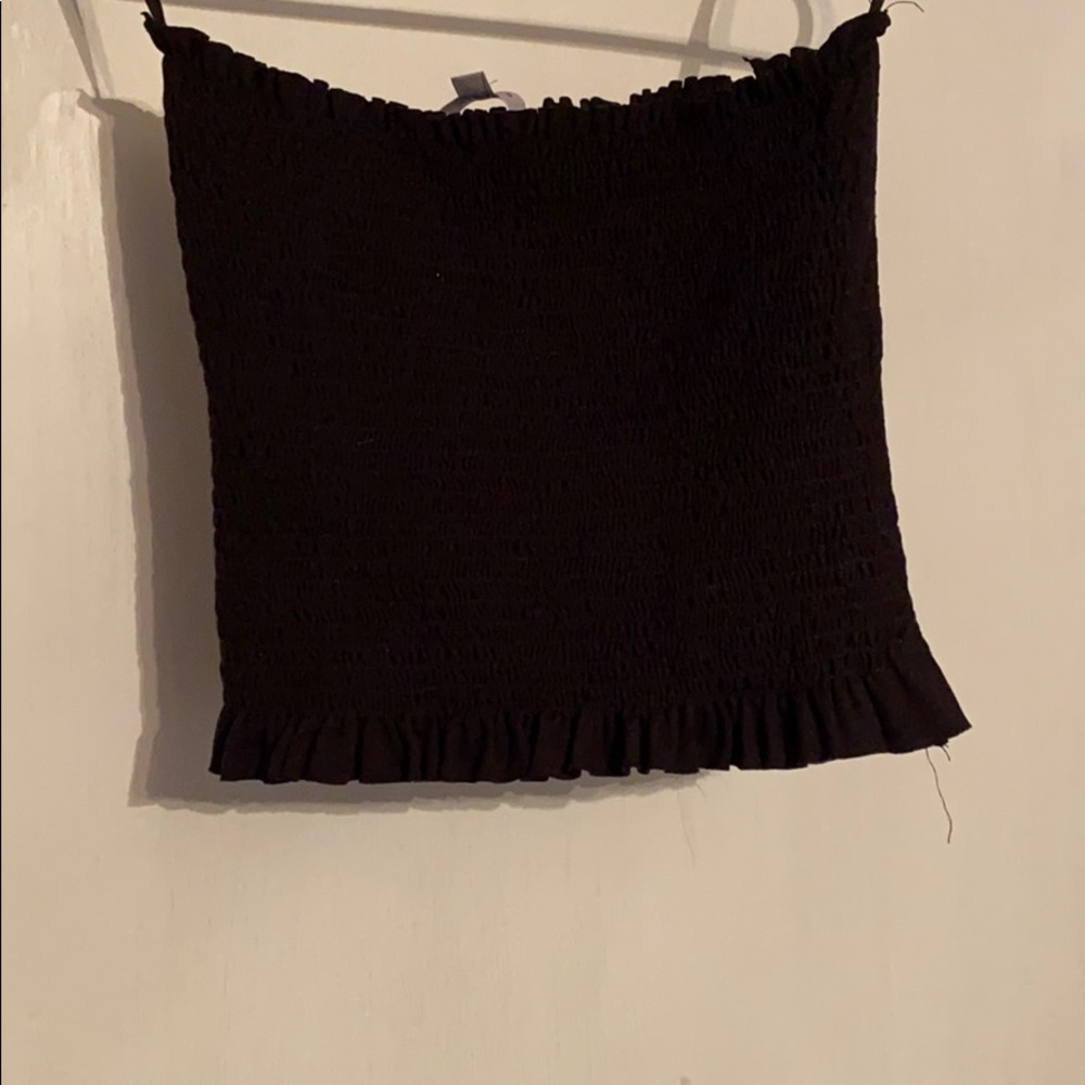 Black crop top